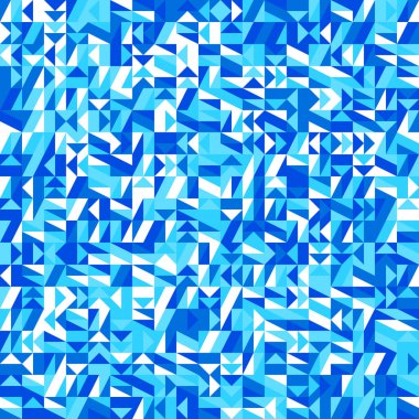 Kaotik rastgele mozaik model arkaplan - üçgenli renkli soyut vektör tasarımı