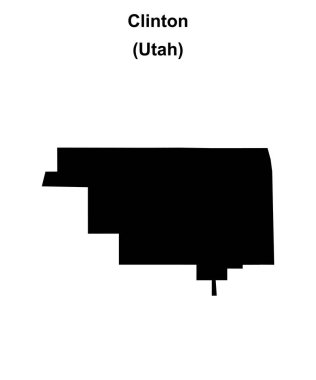 Clinton (Utah) boş ana hat haritası