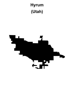 Hyrum (Utah) boş ana hat haritası