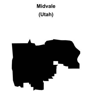 Midvale (Utah) boş ana hat haritası
