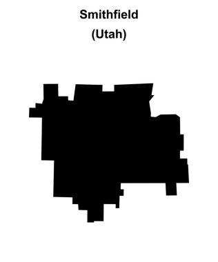 Smithfield (Utah) boş ana hat haritası