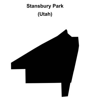 Stansbury Parkı (Utah) boş ana hat haritası