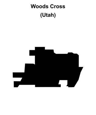 Woods Cross (Utah) boş ana hat haritası