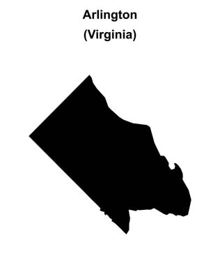Arlington (Virginia) boş ana hat haritası