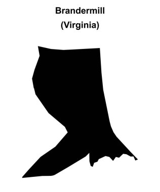 Brandermill (Virginia) boş ana hat haritası