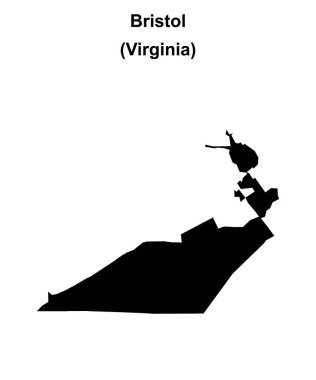 Bristol (Virginia) boş ana hat haritası