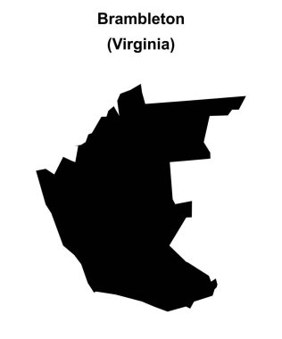Brambleton (Virginia) boş ana hat haritası