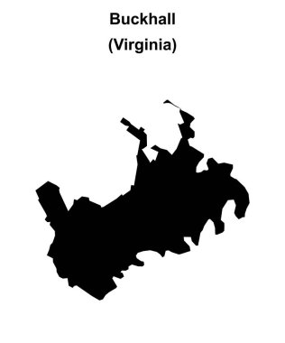 Buckhall (Virginia) boş ana hat haritası