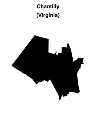 Chantilly (Virginia) boş ana hat haritası