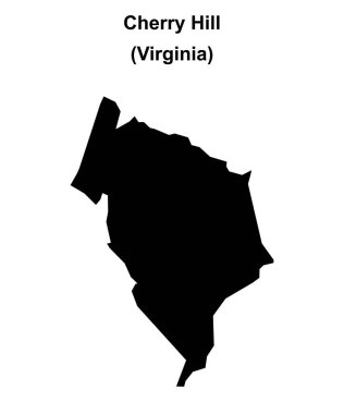 Cherry Hill (Virginia) boş ana hat haritası