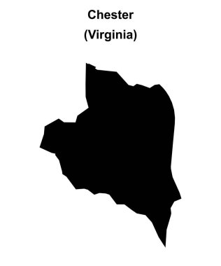 Chester (Virginia) boş ana hat haritası