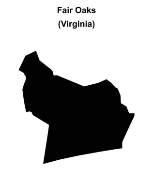 Fair Oaks (Virginia) boş ana hat haritası