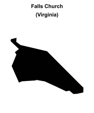 Falls Church (Virginia) boş ana hat haritası