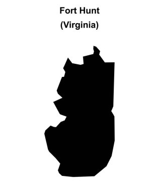 Fort Hunt (Virginia) boş ana hat haritası