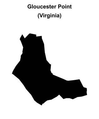 Gloucester Point (Virginia) boş ana hat haritası
