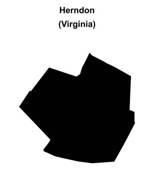 Herndon (Virginia) boş ana hat haritası