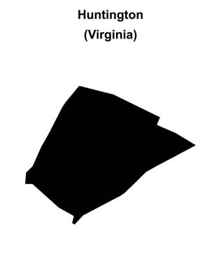 Huntington (Virginia) boş ana hat haritası