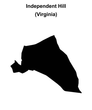 Bağımsız Tepe (Virginia) boş ana hat haritası