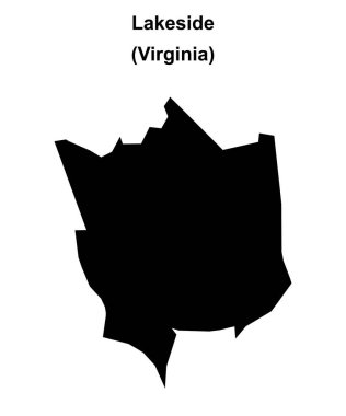 Lakeside (Virginia) boş ana hat haritası