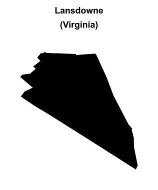 Lansdowne (Virginia) boş ana hat haritası