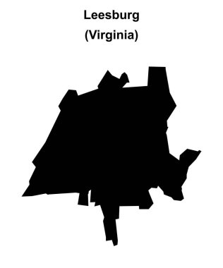 Leesburg (Virginia) boş ana hat haritası