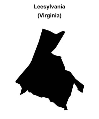 Leesylvania (Virginia) boş ana hat haritası