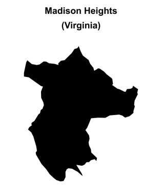 Madison Heights (Virginia) boş ana hat haritası