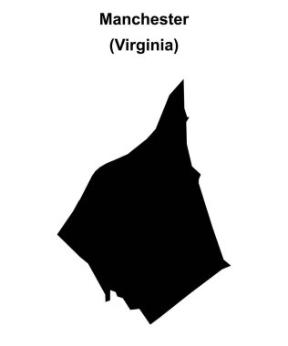 Manchester (Virginia) boş ana hat haritası