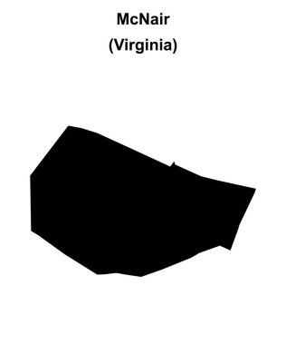 McNair (Virginia) boş ana hat haritası