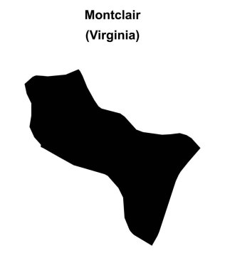 Montclair (Virginia) boş ana hat haritası