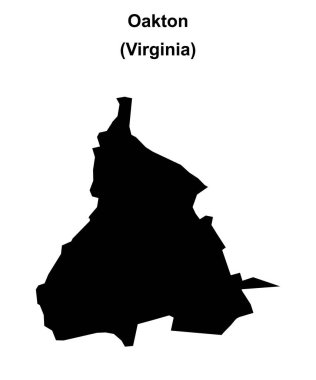 Oakton (Virginia) boş ana hat haritası