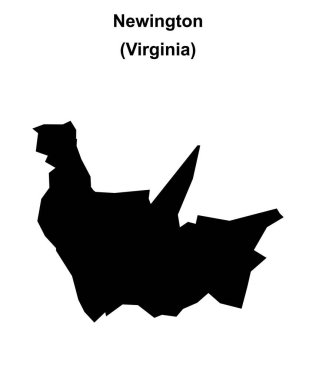 Newington (Virginia) boş ana hat haritası