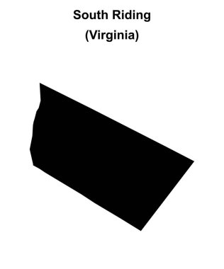 South Riding (Virginia) boş ana hat haritası