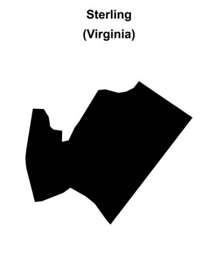 Sterling (Virginia) boş ana hat haritası