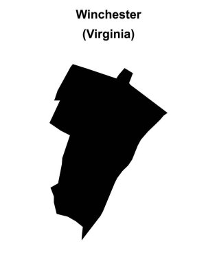 Winchester (Virginia) boş ana hat haritası