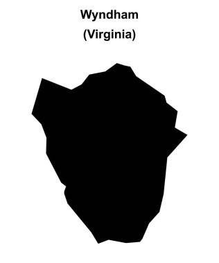 Wyndham (Virginia) boş ana hat haritası