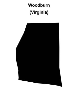 Woodburn (Virginia) boş ana hat haritası