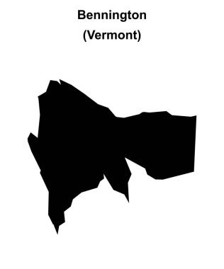 Bennington (Vermont) boş ana hat haritası