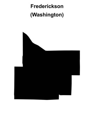 Frederickson (Washington) boş ana hat haritası