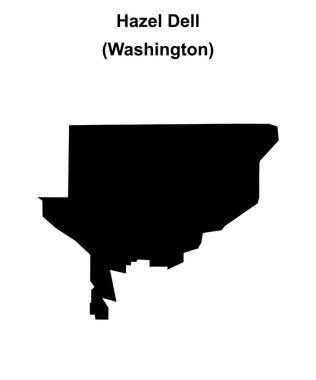 Hazel Dell (Washington) boş ana hat haritası
