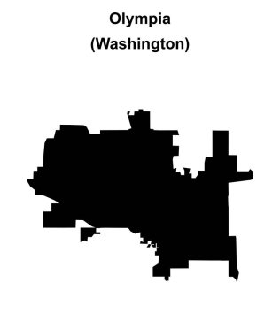 Olympia (Washington) boş ana hat haritası