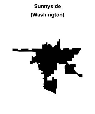 Sunnyside (Washington) boş ana hat haritası