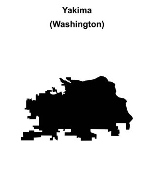 Yakima (Washington) boş ana hat haritası