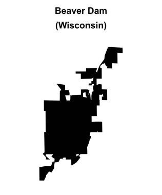 Kunduz Barajı (Wisconsin) boş ana hat haritası