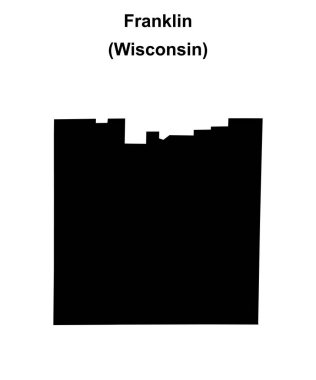 Franklin (Wisconsin) boş ana hat haritası