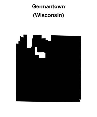 Germantown (Wisconsin) boş ana hat haritası