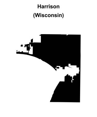 Harrison (Wisconsin) boş ana hat haritası