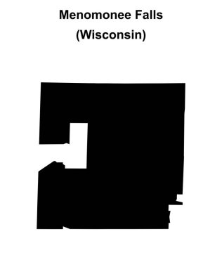 Menomonee Falls (Wisconsin) boş ana hat haritası