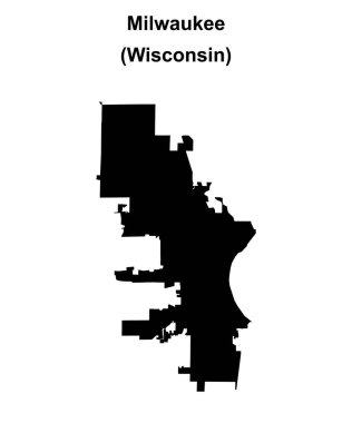 Milwaukee (Wisconsin) boş ana hat haritası