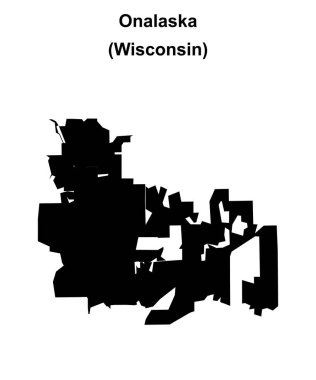Onalaska (Wisconsin) boş ana hat haritası